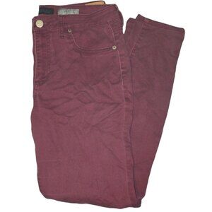 Aeropostale Red Burgundy High-Waisted Jeggings - Size 10 Regular